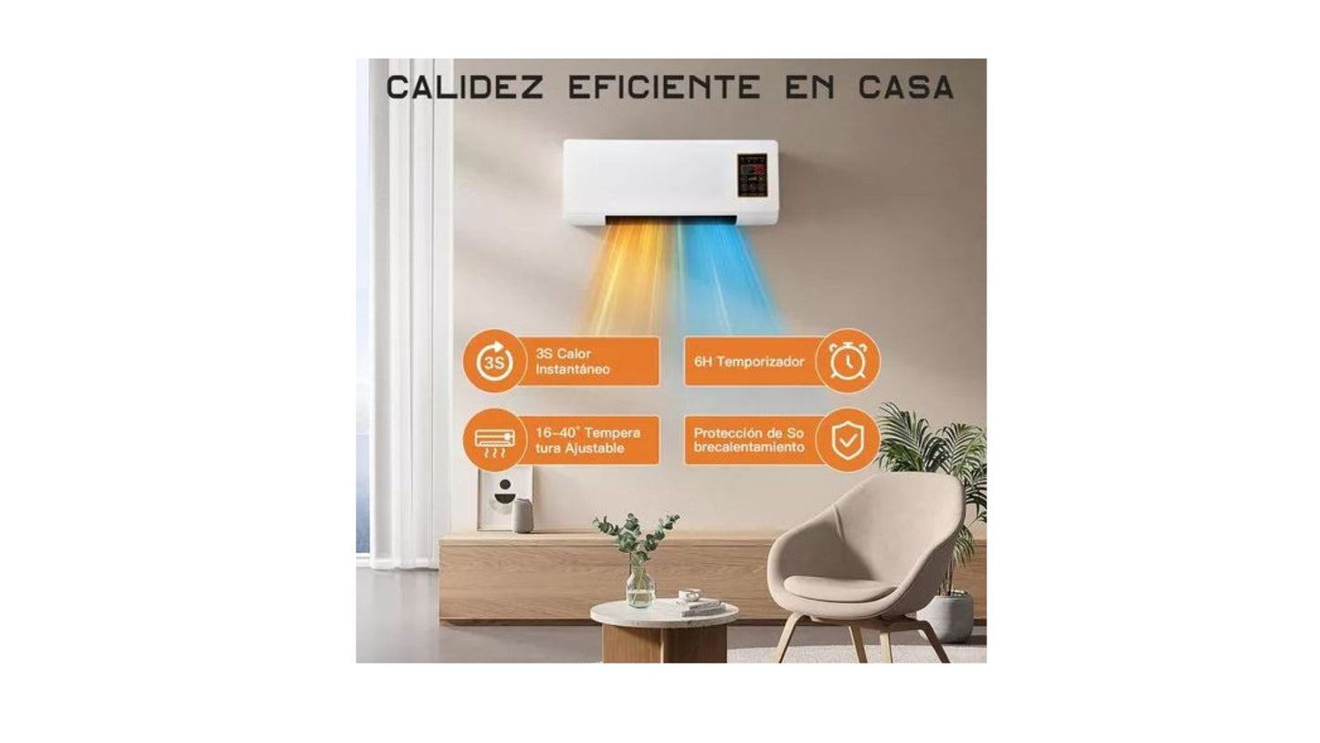 Calefactor De Aire Acondicionado 2 En 1 🕒 Entrega en 5 a 7 días hábiles- 🚚 Envío GRATIS a todo Chile- 💵 Paga cuando llegue a tu casa
